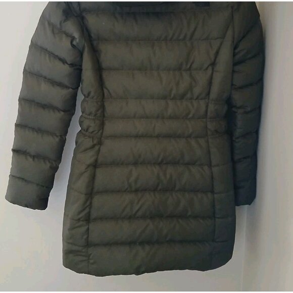 The North Face Gotham II 550 Down Fill Jacket Size Small Green Hood Puffer - Picture 9 of 10